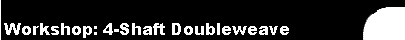  Workshop: 4-Shaft Doubleweave 