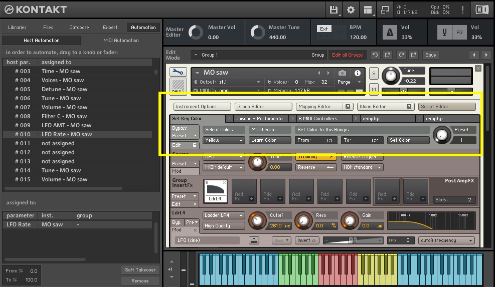 Push custom light guides and knobs from Kontakt to Komplete Kontrol